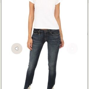 R13
Kate Skinny jeans with Angled Hem